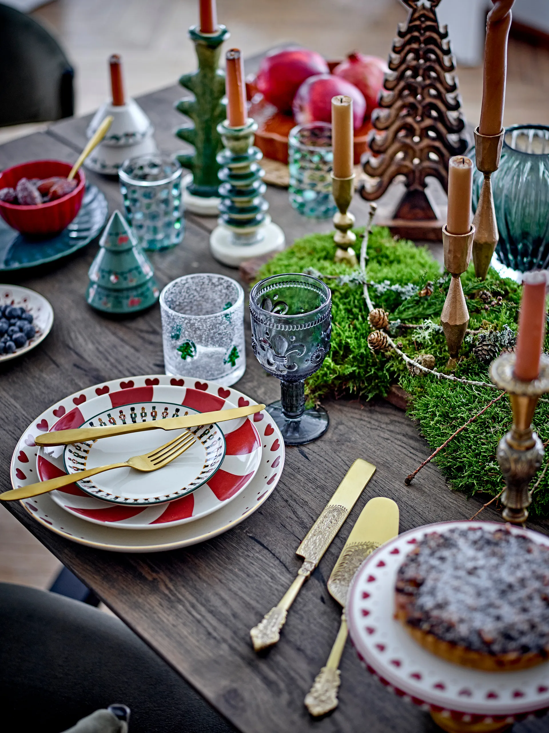 Kalima kagesæt 2 dele, Messing Bloomingville