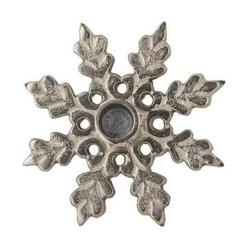 Kashi lysestage - Sølv, Ø13,5 cm - Bloomingville