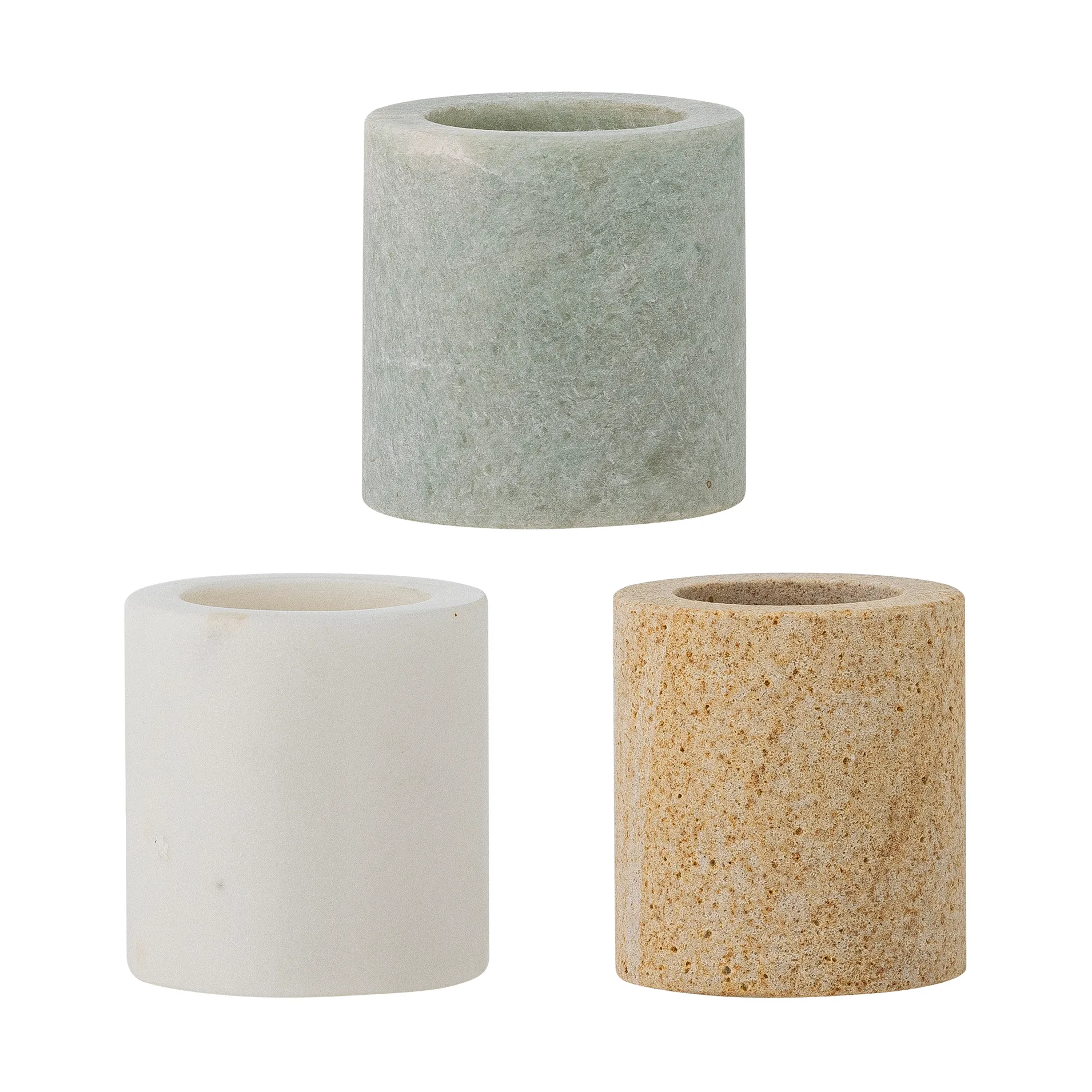 Kokui krukke 3 dele, Marmor Bloomingville