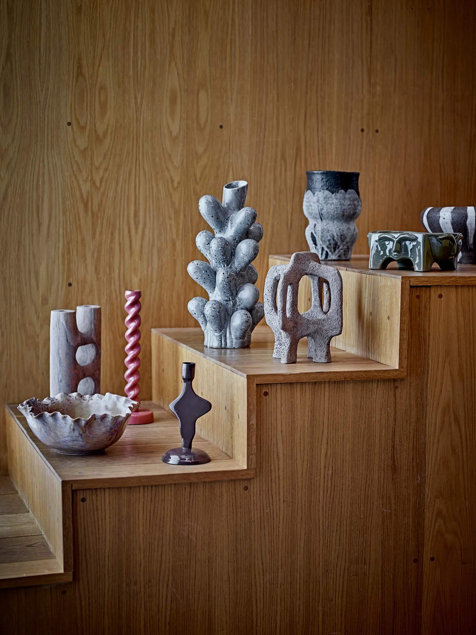 Ladris skål Ø23 cm, Brun Bloomingville