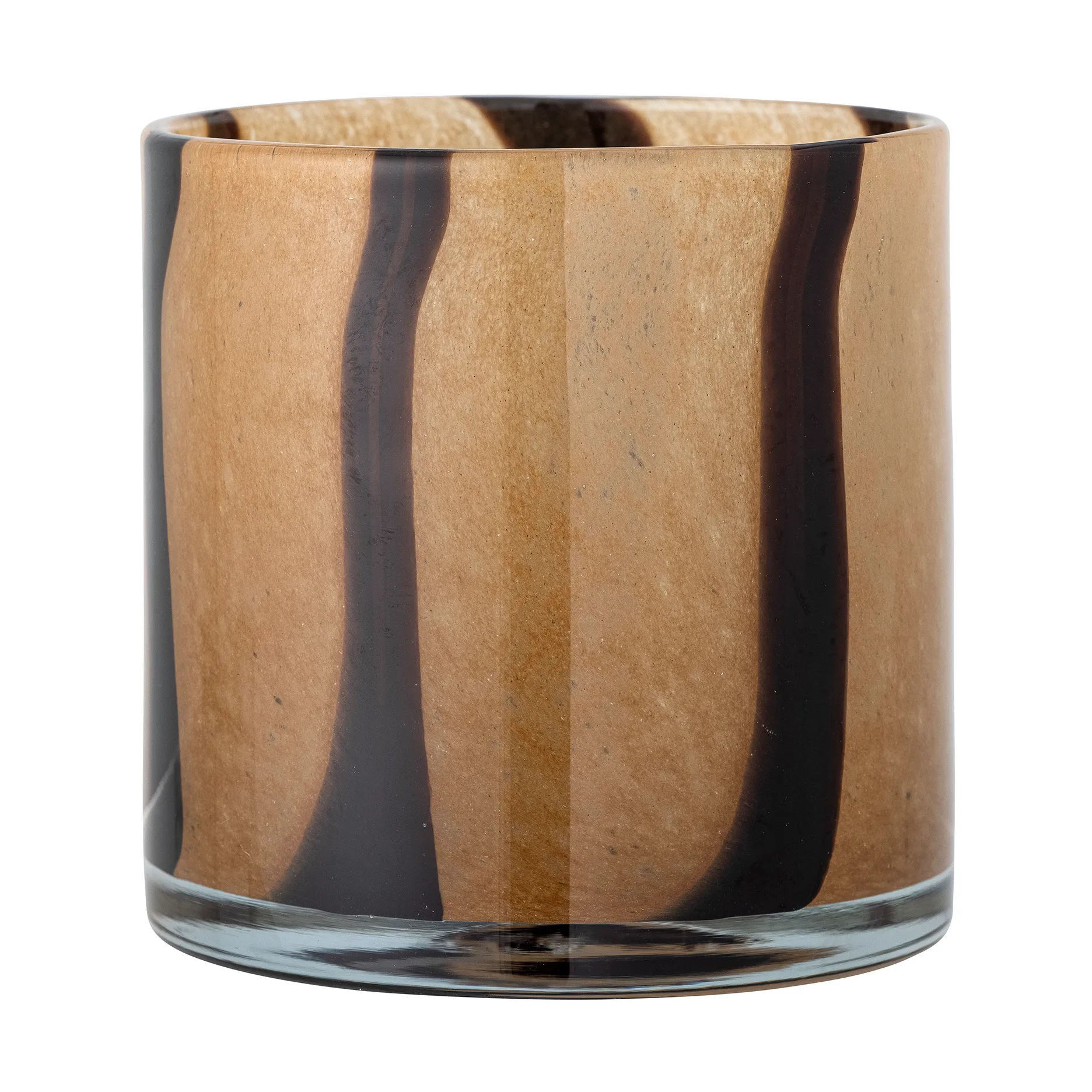 Liberty fyrfadsstage Ø15 cm, Brun Bloomingville