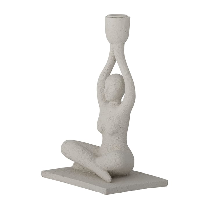 Lucie lysestage 24 cm, Hvid Bloomingville