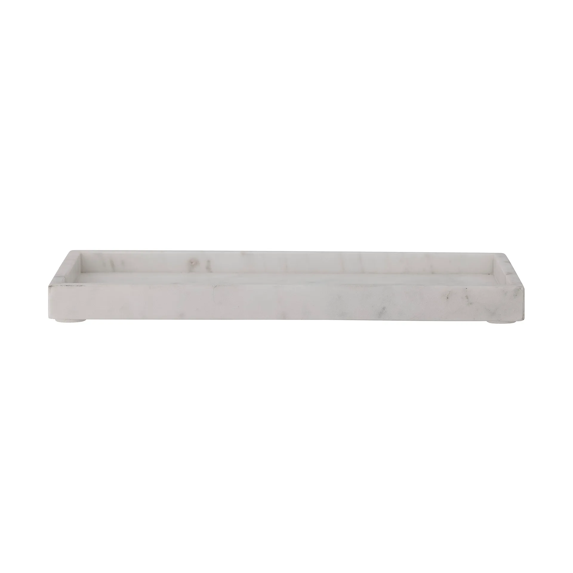 Majsa dekorationsbakke 18x38 cm, White marble Bloomingville
