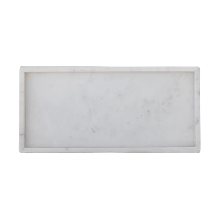 Majsa dekorationsbakke 18x38 cm, White marble Bloomingville