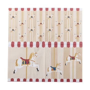 Merry-go-round serviet 33x33 cm 20-pak - Natur - Bloomingville