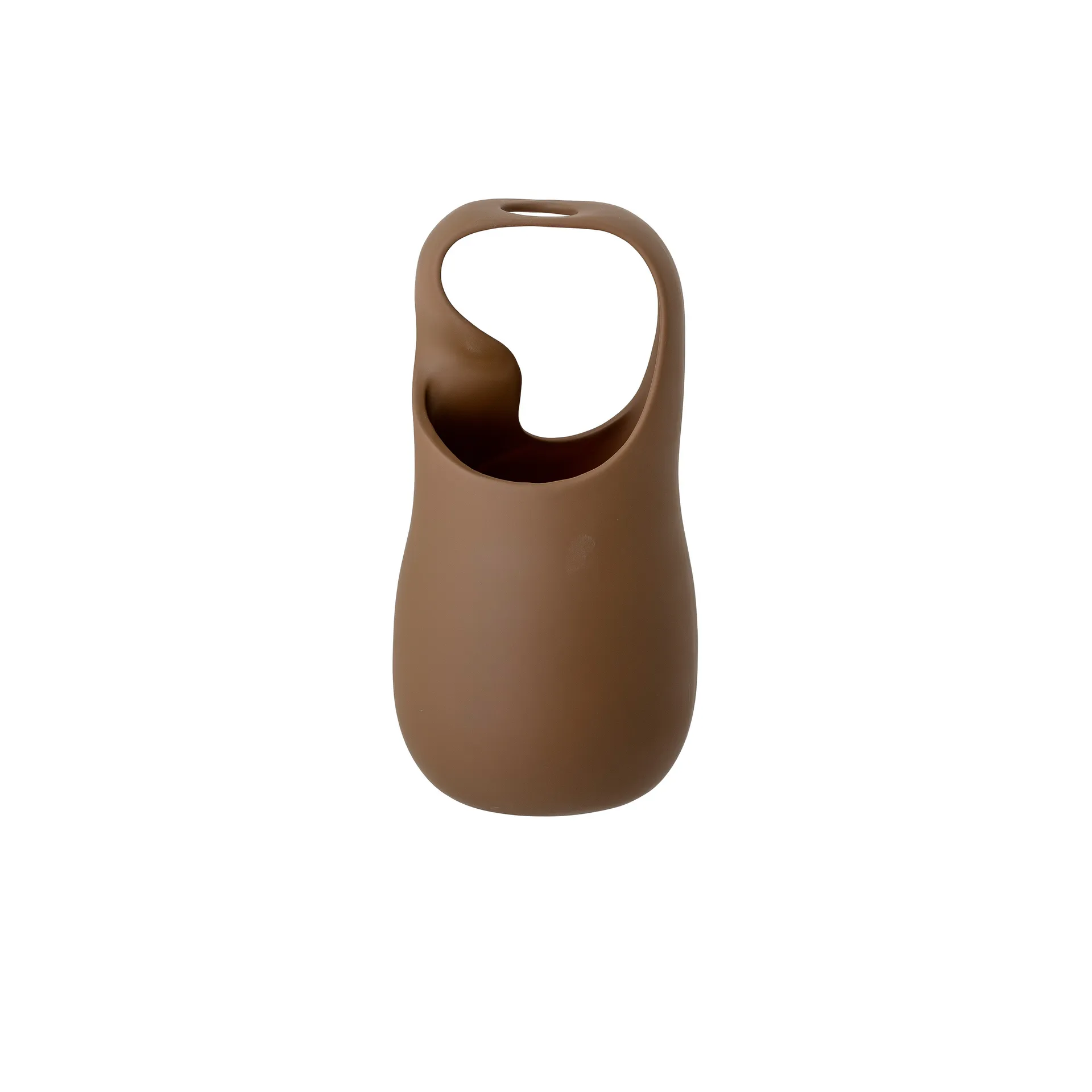 Nicita vase med hank 28,5 cm, Brun Bloomingville