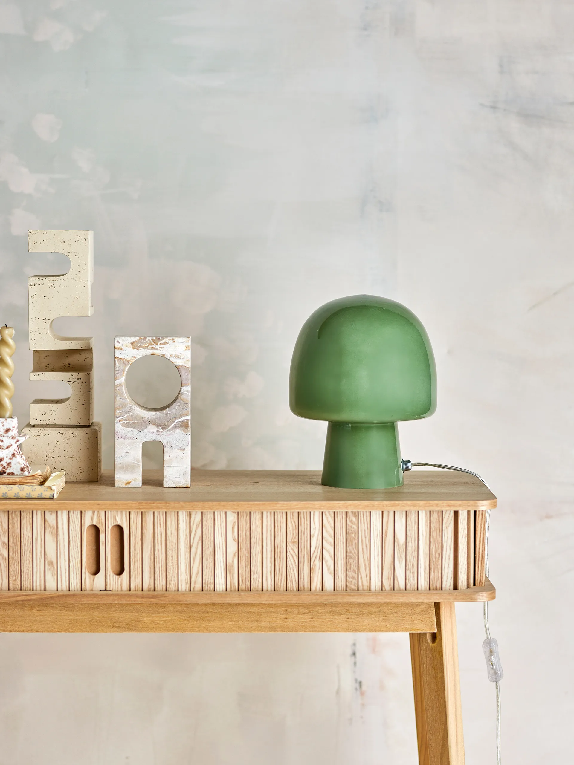 Paddy bordlampe Ø20x26,5 cm, Grøn Bloomingville