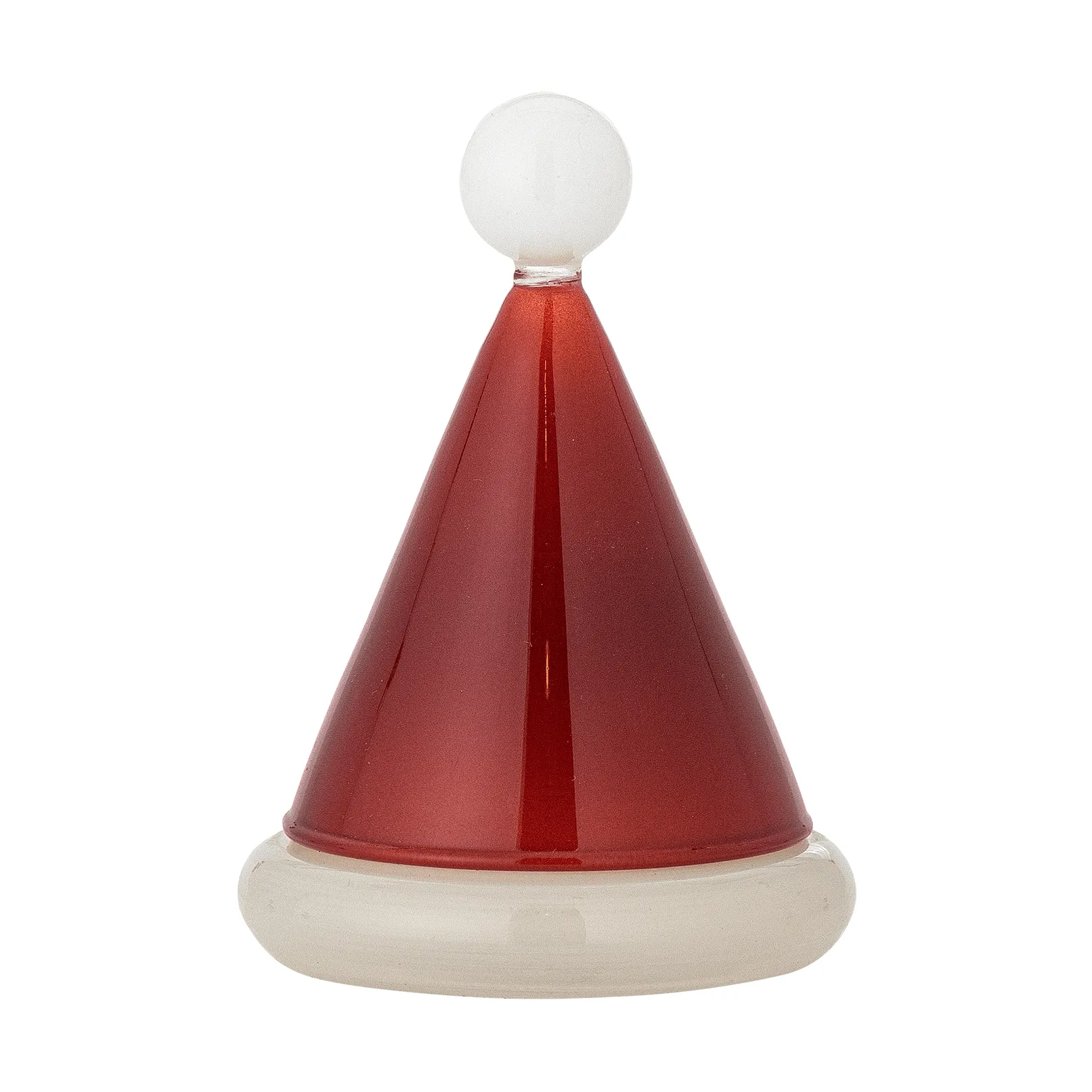 Bloomingville - Patrice Tandstikholder, Rød, Glas, D7xH10 cm