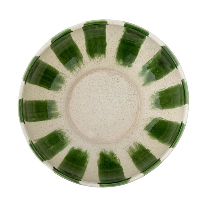 Shakti serveringsskål Ø26 cm, Grøn/Hvid Bloomingville