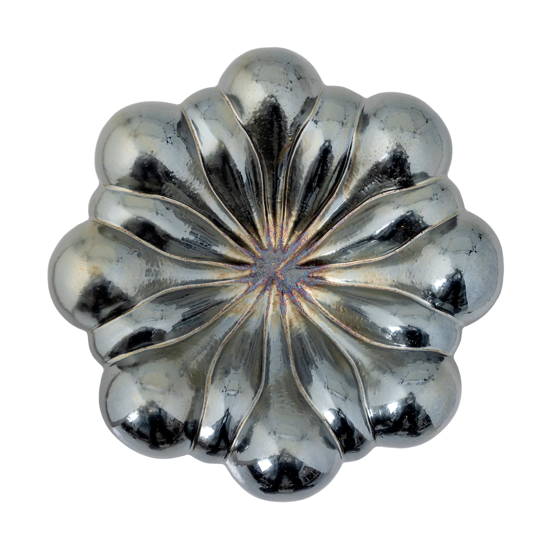 Sheeran skål Ø31 cm, Sølv Bloomingville