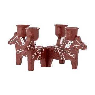 Siffer adventslysestage - Rød, 23 cm - Bloomingville