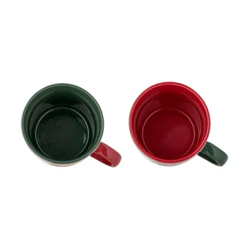 Siffer krus - Multi, 2 dele, 30 cl - Bloomingville