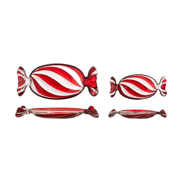 Sweetie serveringsfad - Rød, 2 dele - Bloomingville