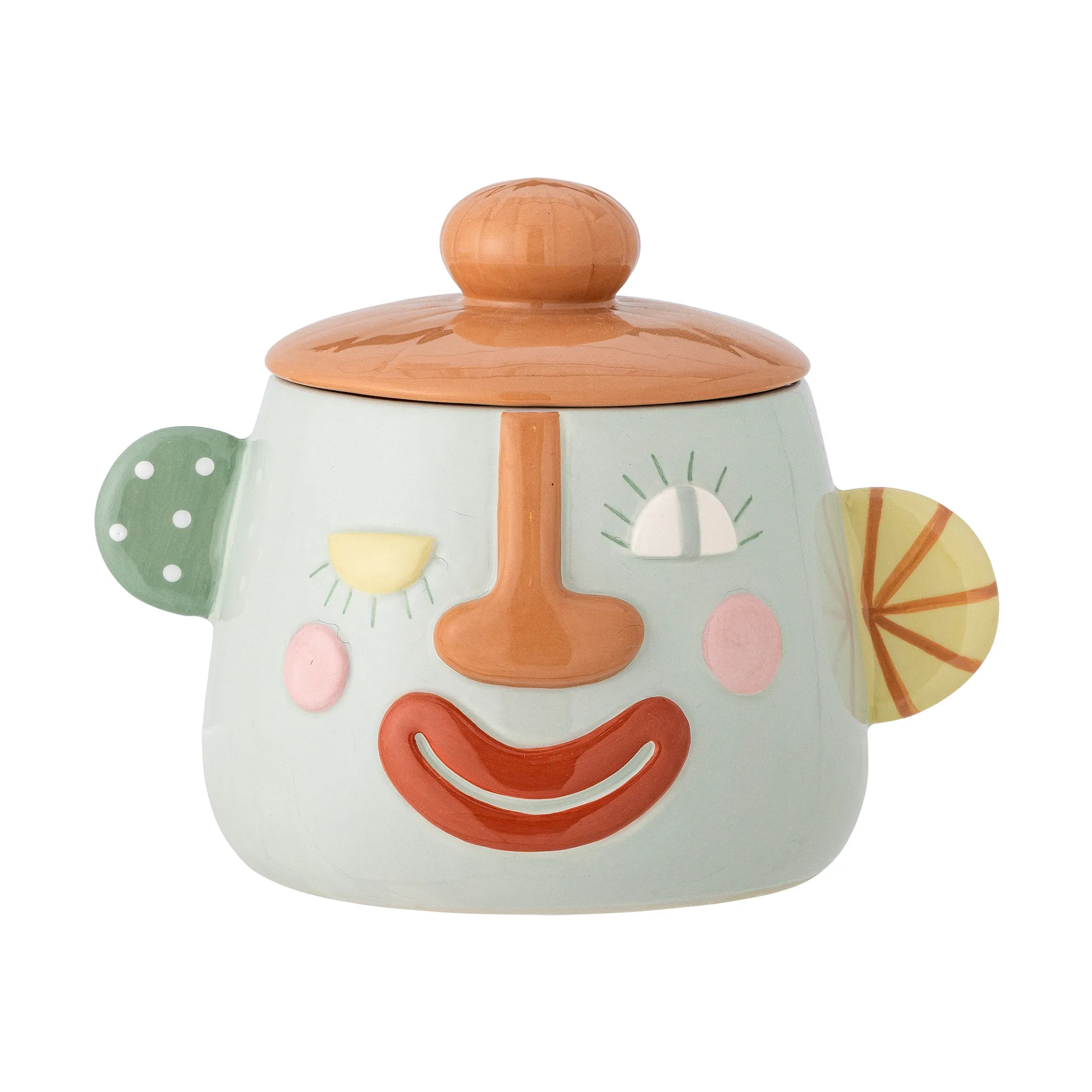 Sylvie krukke med låg Ø12 cm, Flerfarvet Bloomingville