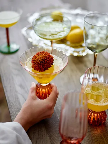 Taurin cocktailglas 30 cl. - Rose - Bloomingville