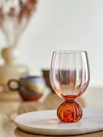 Taurin vinglas 43 cl - Rose - Bloomingville