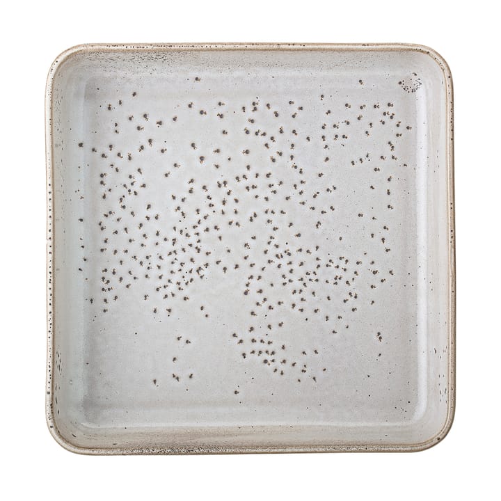 Thea serveringsfad stengods 25x25 cm, Grå Bloomingville