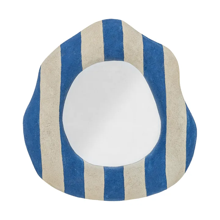 Travis vægspejl 39,5x38,5 cm - Blå - Bloomingville