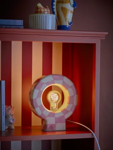 Vialini bordlampe 20,5x23,5 cm - Rose - Bloomingville