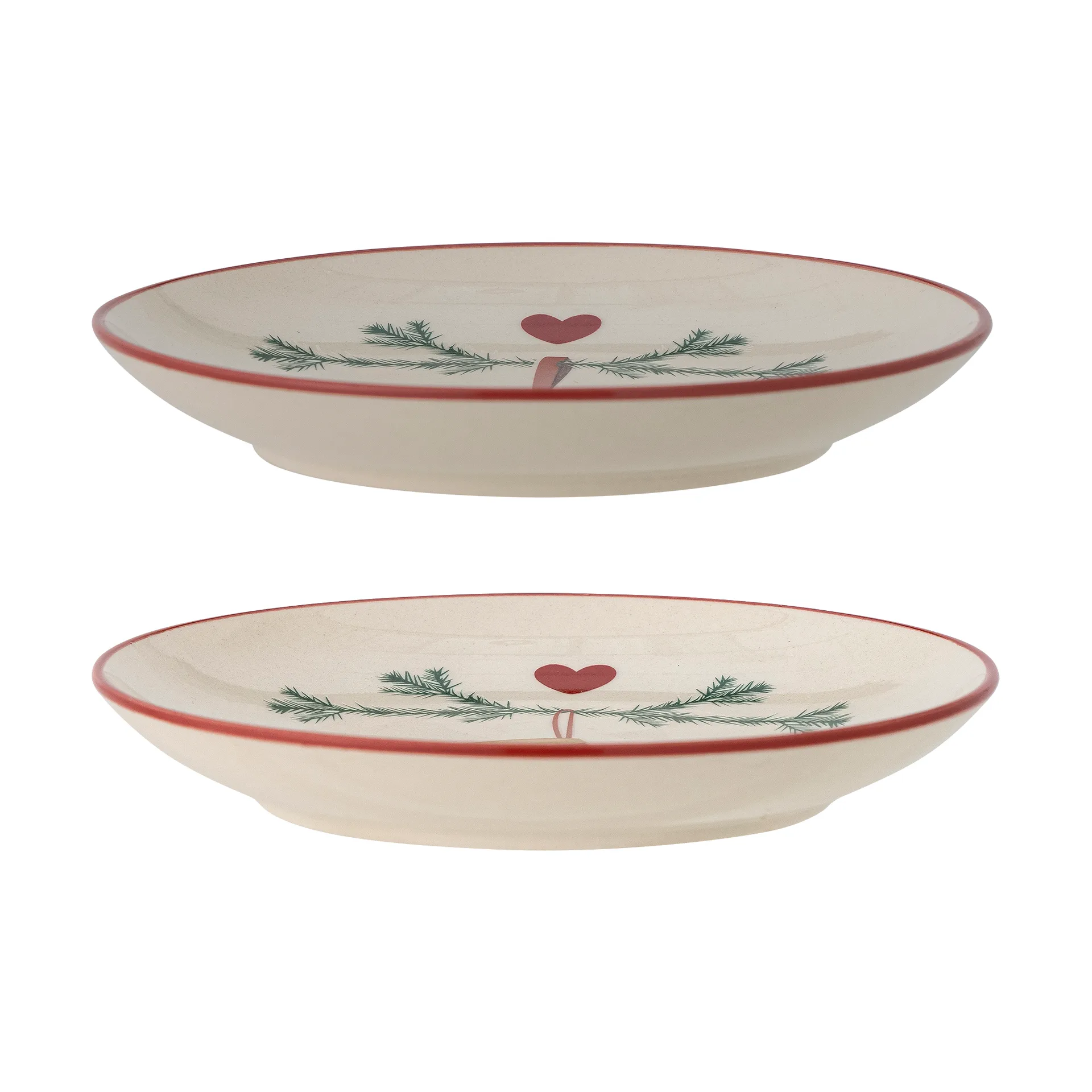 Yule tallerken Ø16 cm 2-pak, Hvid Bloomingville