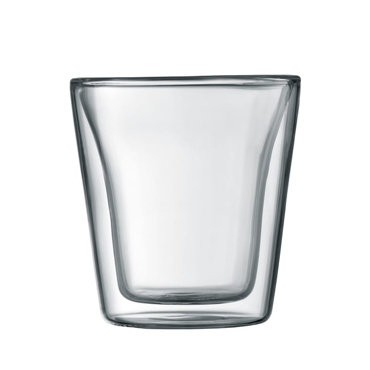Canteen dobbeltvægget glas 2 stk, 10 cl Bodum