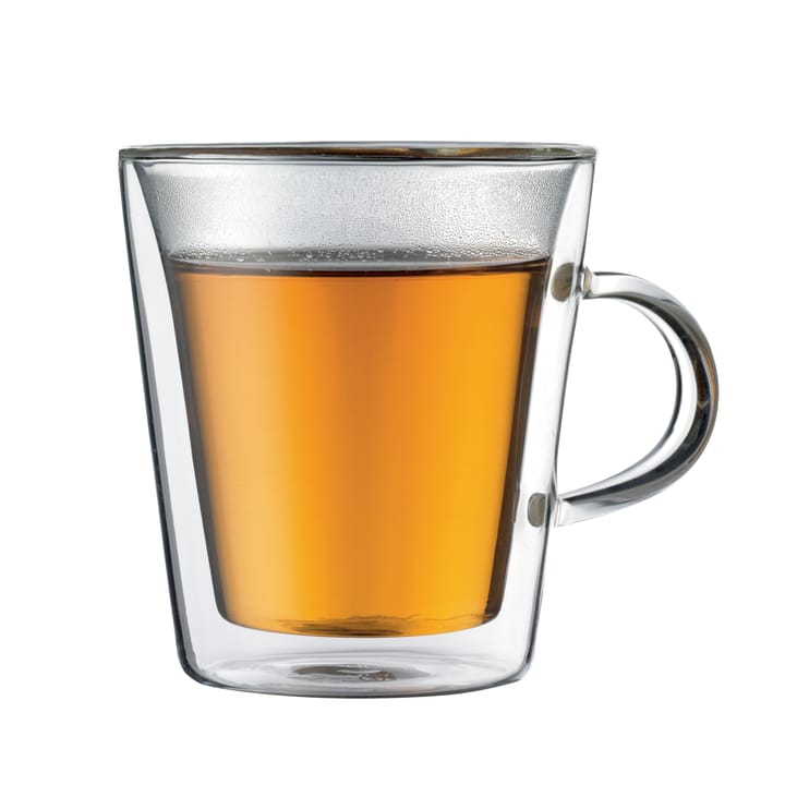 Canteen dobbelvægget glas med hank 2 stk, 0,2 l Bodum