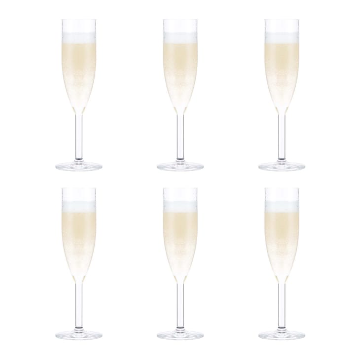 Oktett champagneglas 6-pak, 12 cl Bodum
