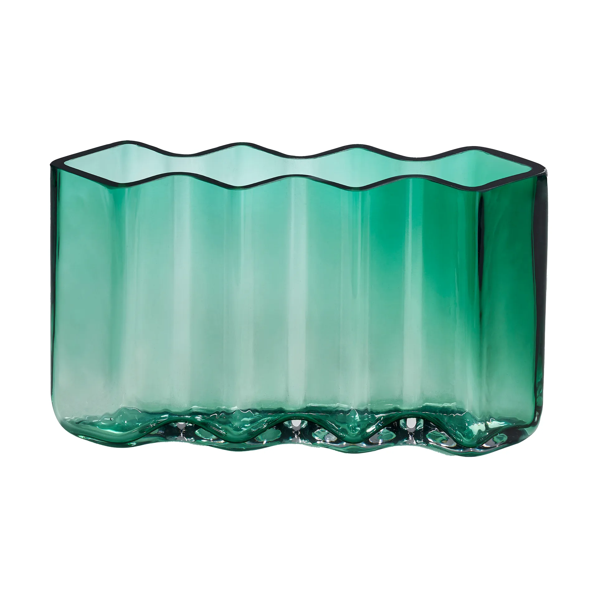 Row vase fire kamre, Grøn Born In Sweden