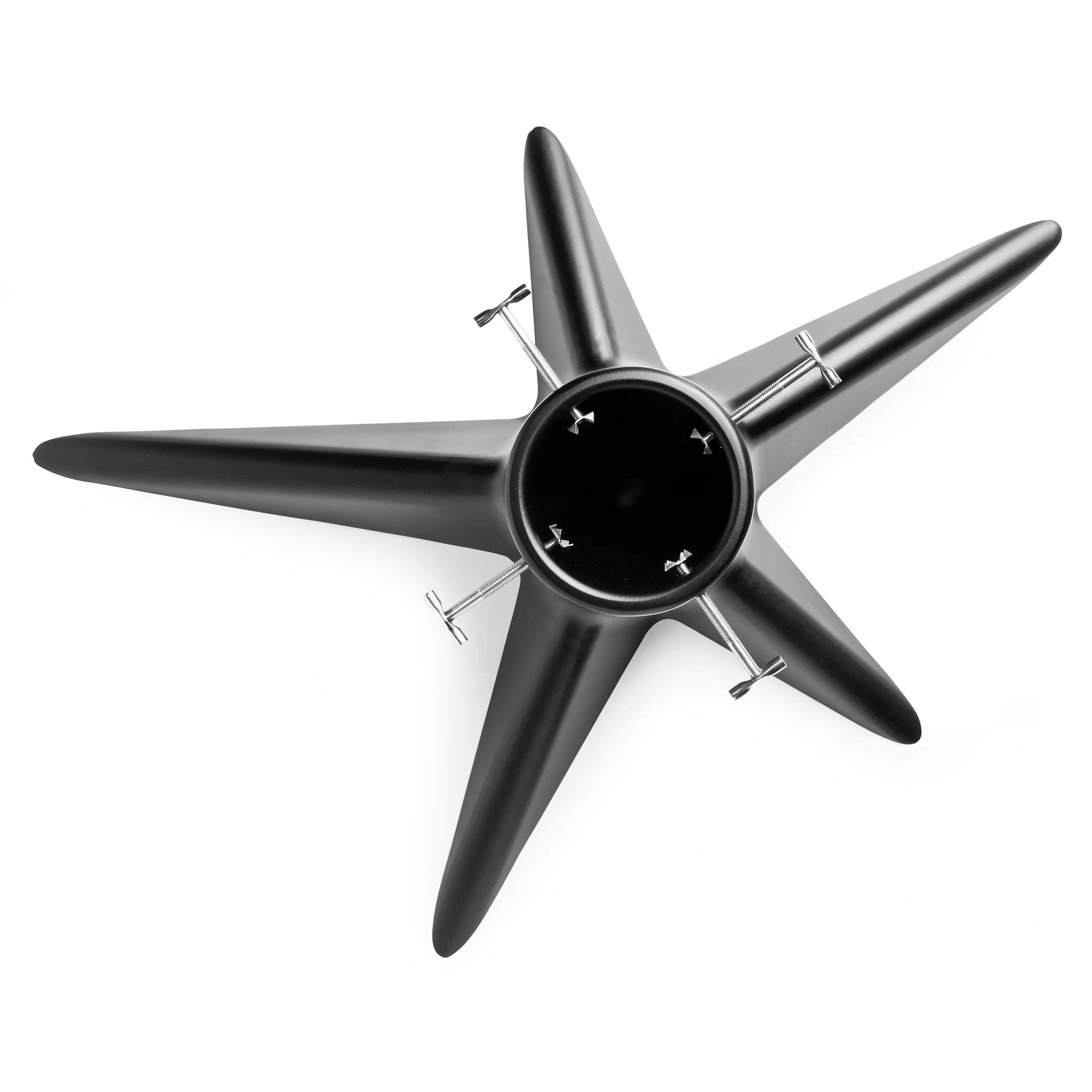 Xmas juletræsfod, mat sort Born In Sweden