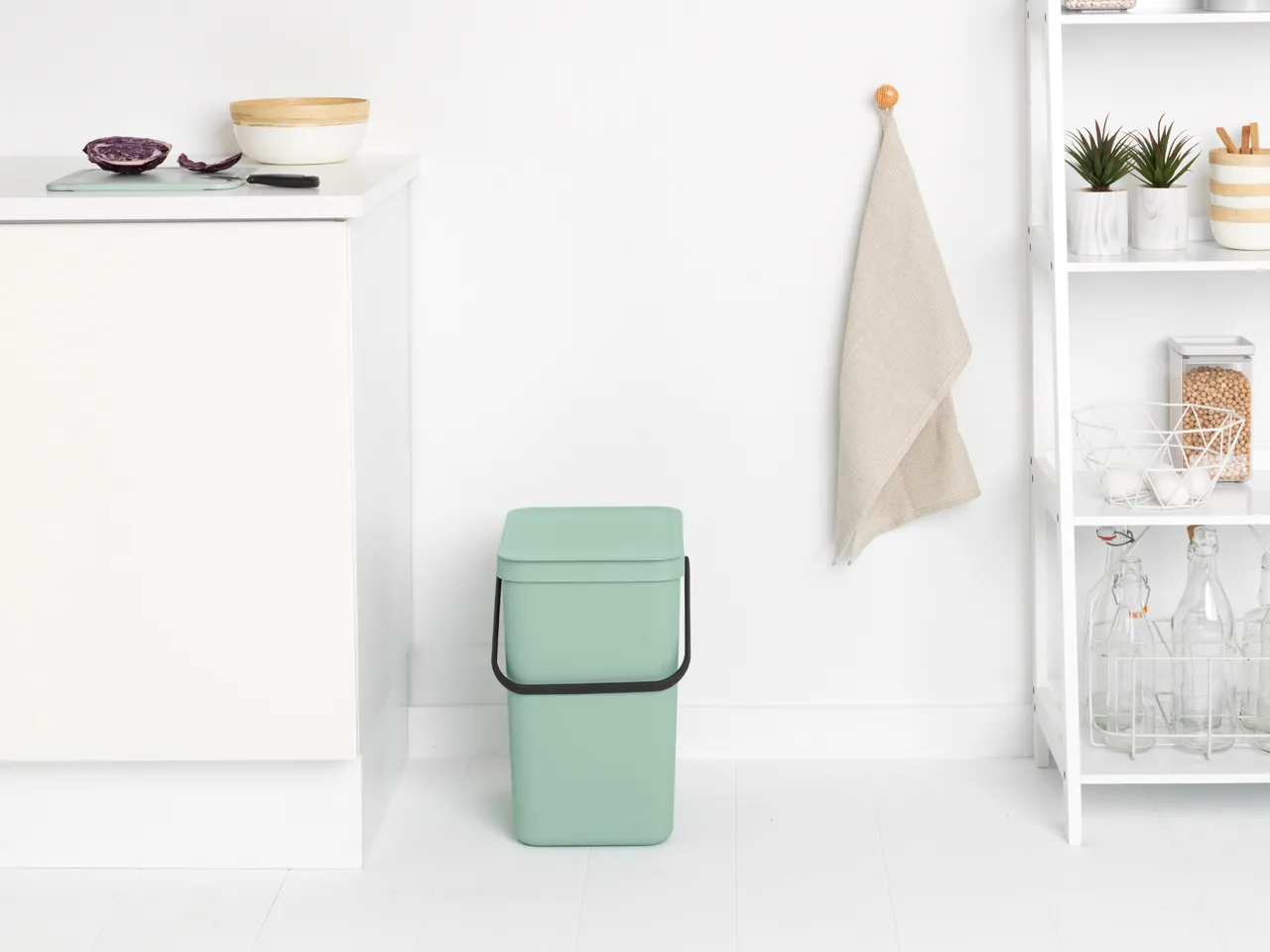 Affaldsspand Sort & Go 25L, Jade Green Brabantia