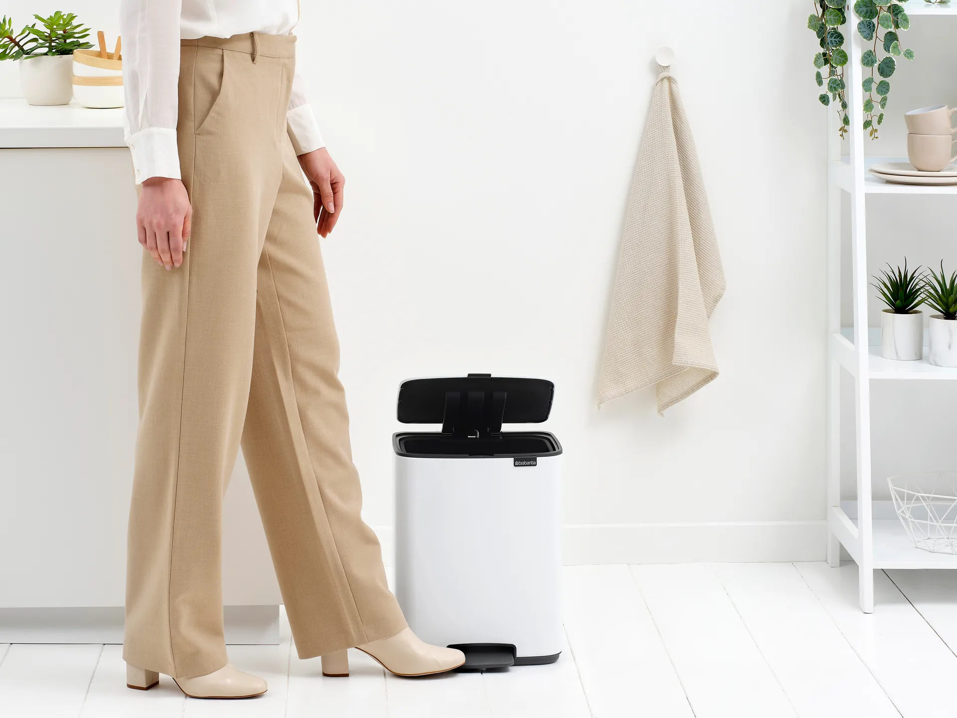 Bo pedalspand 12 l, White Brabantia