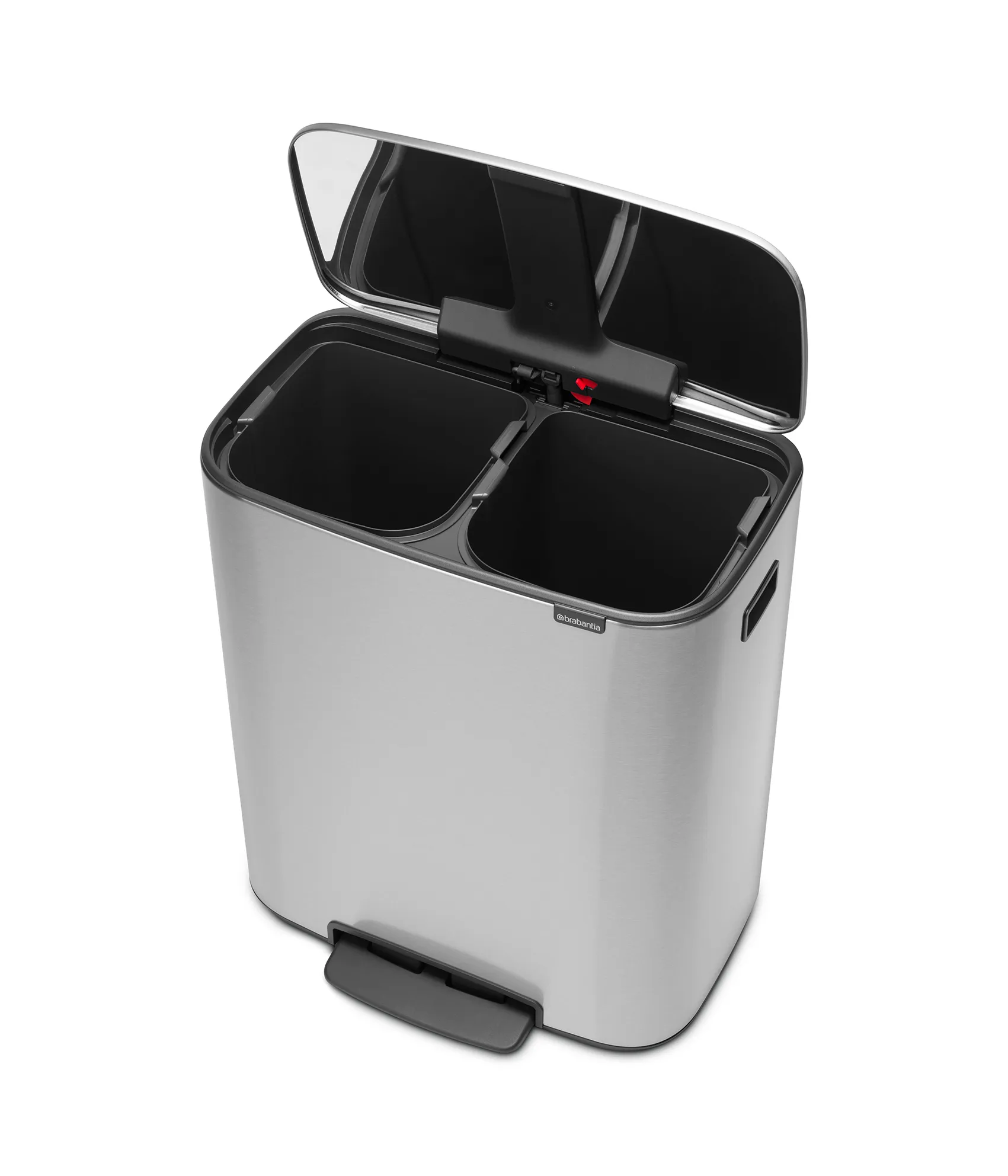 Bo pedalspand 2 x 30 L, Mat stål Brabantia