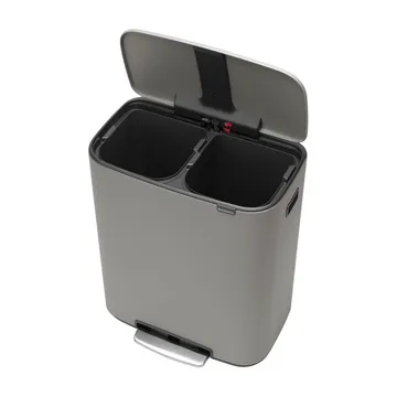 Bo pedalspand 2 x 30 L - Mineral concrete grey - Brabantia