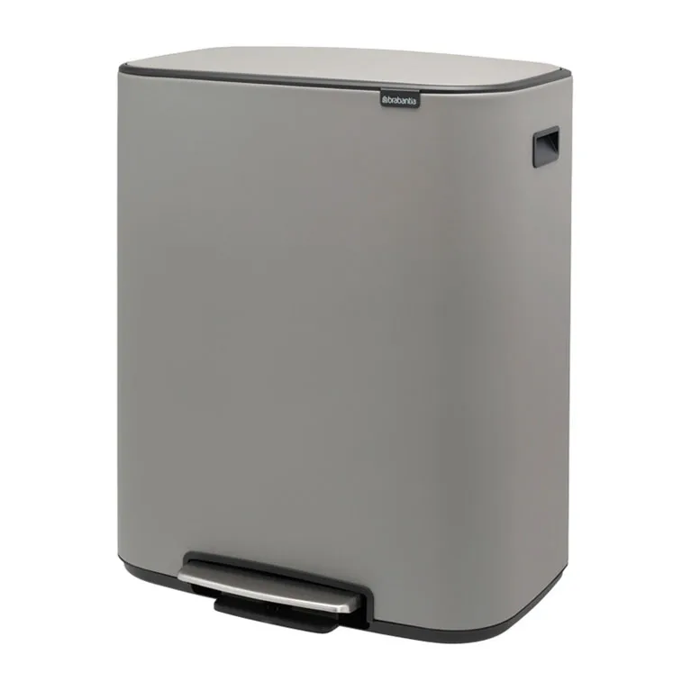 Bo pedalspand 2 x 30 L, Mineral concrete grey Brabantia