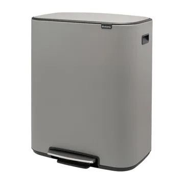Bo pedalspand 2 x 30 L - Mineral concrete grey - Brabantia