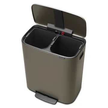 Bo pedalspand 2 x 30 L - Platin - Brabantia