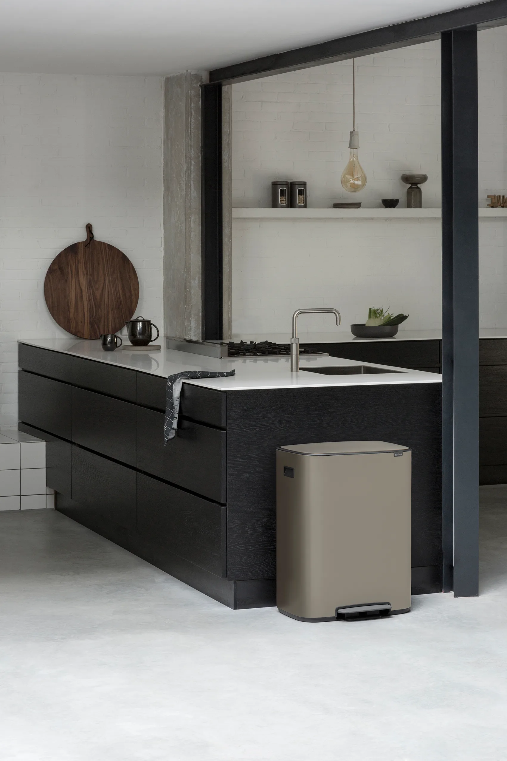 Bo pedalspand 2 x 30 L, Platin Brabantia