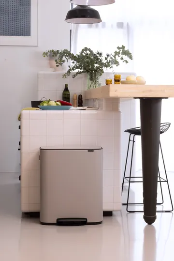 Bo pedalspand 2 x 30 L - Soft grey - Brabantia