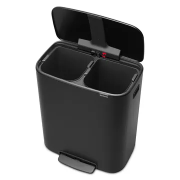 Bo pedalspand 2 x 30 L - Sort - Brabantia