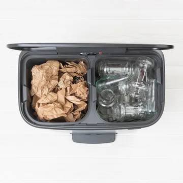Bo pedalspand 2 x 30 L - Sort - Brabantia