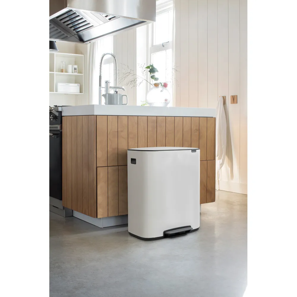 Bo pedalspand 2 x 30 L, White Brabantia