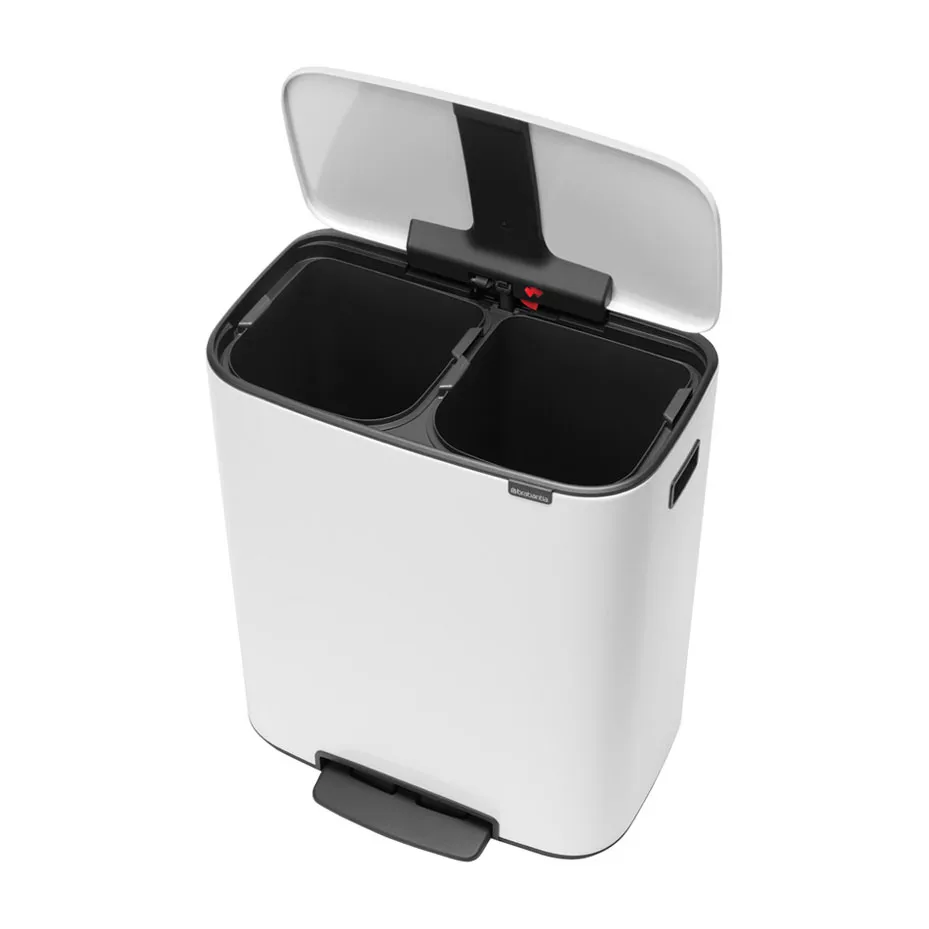 Bo pedalspand 2 x 30 L, White Brabantia