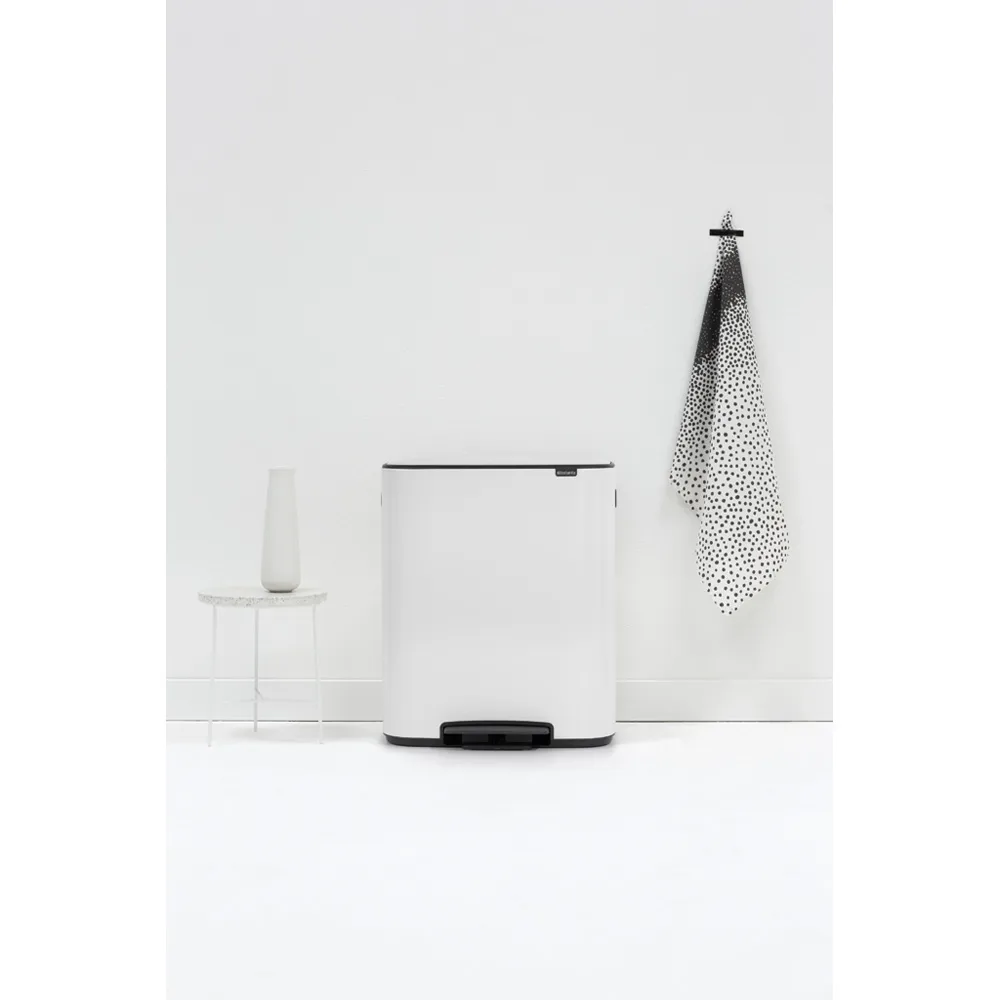 Bo pedalspand 2 x 30 L, White Brabantia
