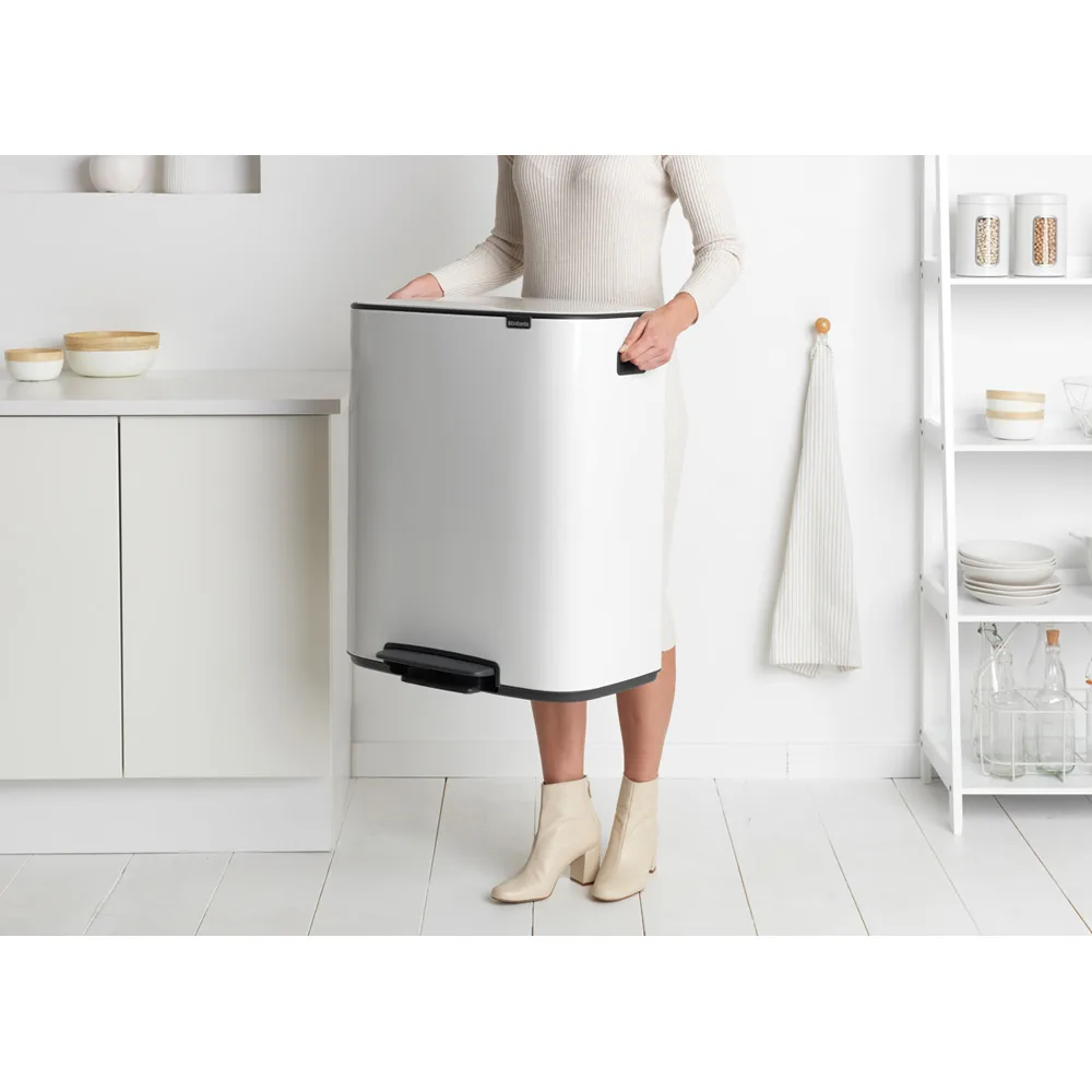Bo pedalspand 2 x 30 L, White Brabantia