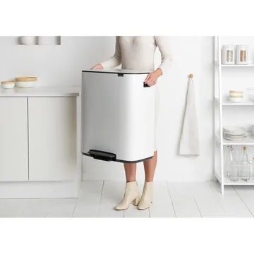 Bo pedalspand 2 x 30 L - White - Brabantia
