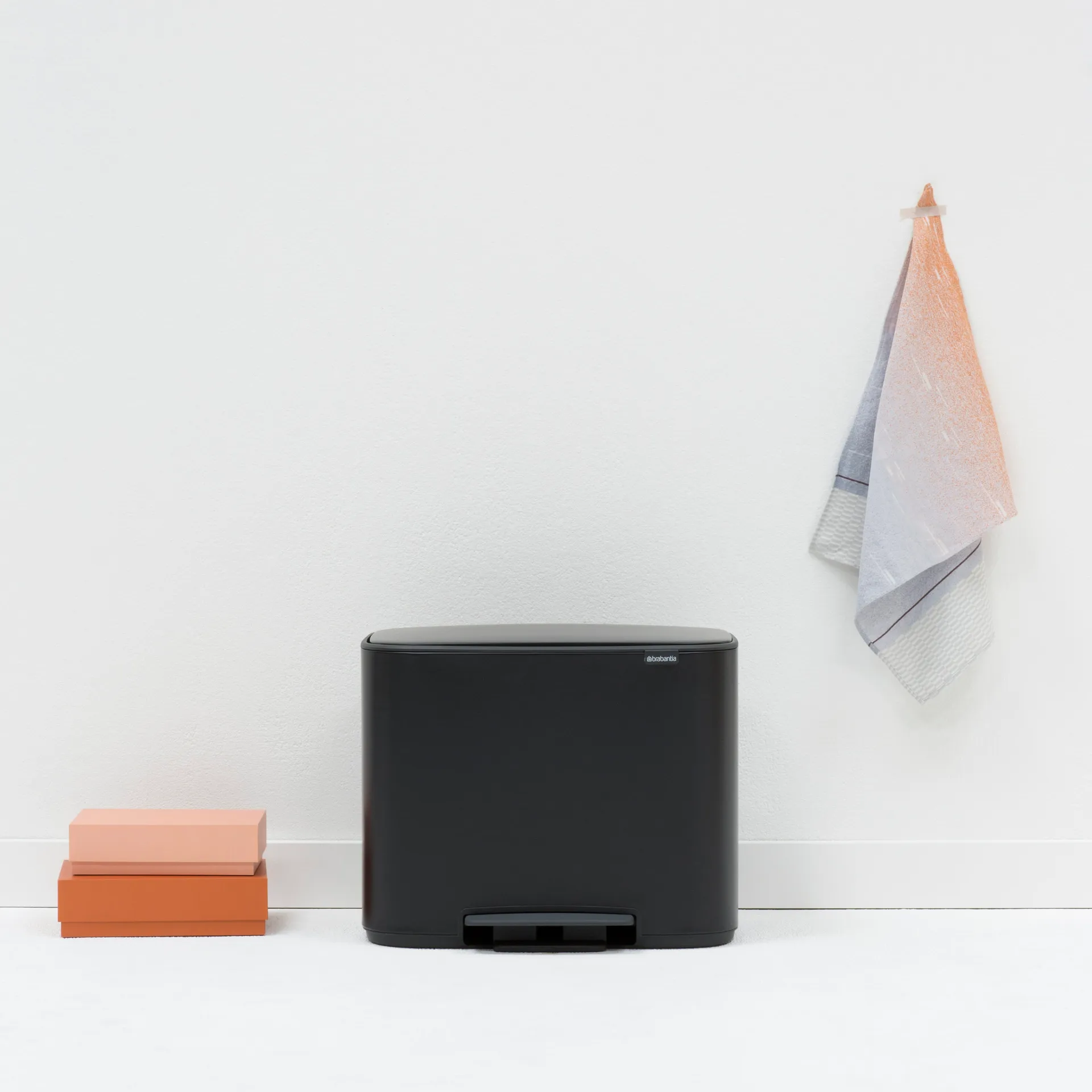 Bo pedalspand 3x11 l, mat sort Brabantia