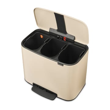 Bo pedalspand 3x11 l - Soft beige - Brabantia