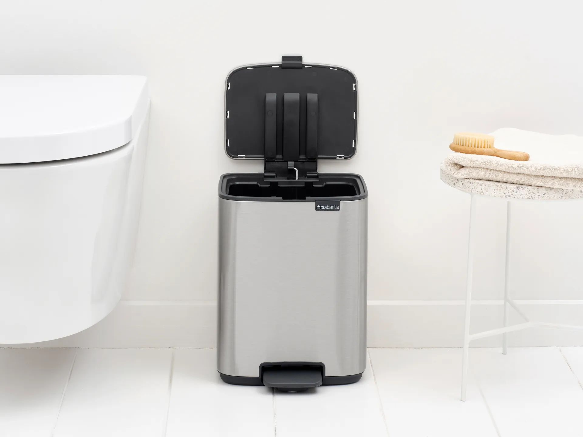 Bo pedalspand 7 l, Matt Steel Fingerprint Proof Brabantia