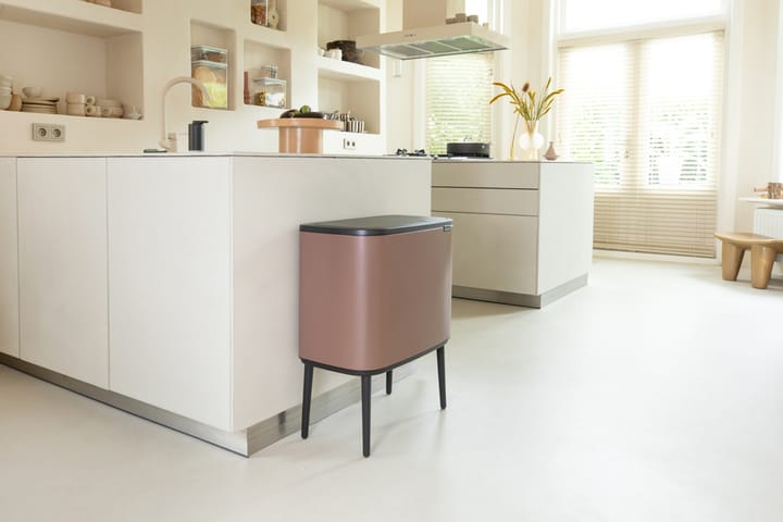 Bo touch bin 11+23 liter, Satin Taupe Brabantia