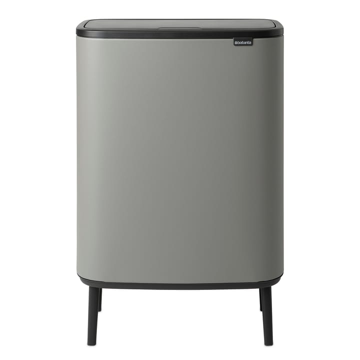 Bo touch bin high 2x30 L - Mineral concrete grey - Brabantia